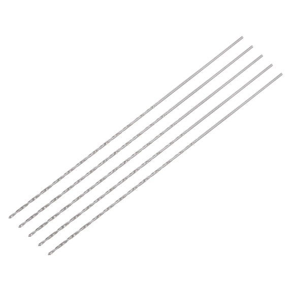 10Pcs 0.9mm Mini Twist Drill Bits High-Speed Steel Extra Long Drill Bit 60mm