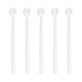 thumbnail image 1 of Uxcell 5Pack 150 Milligram Teaspoon Micro Scoops Mini Measuring Spoons, White, 1 of 7