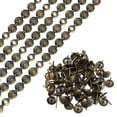 thumbnail image 1 of Uxcell 5Pack 1Meter Flower Upholstery Tacks Strips Trim Sofa Decorative Nails, Bronze, 1 of 5
