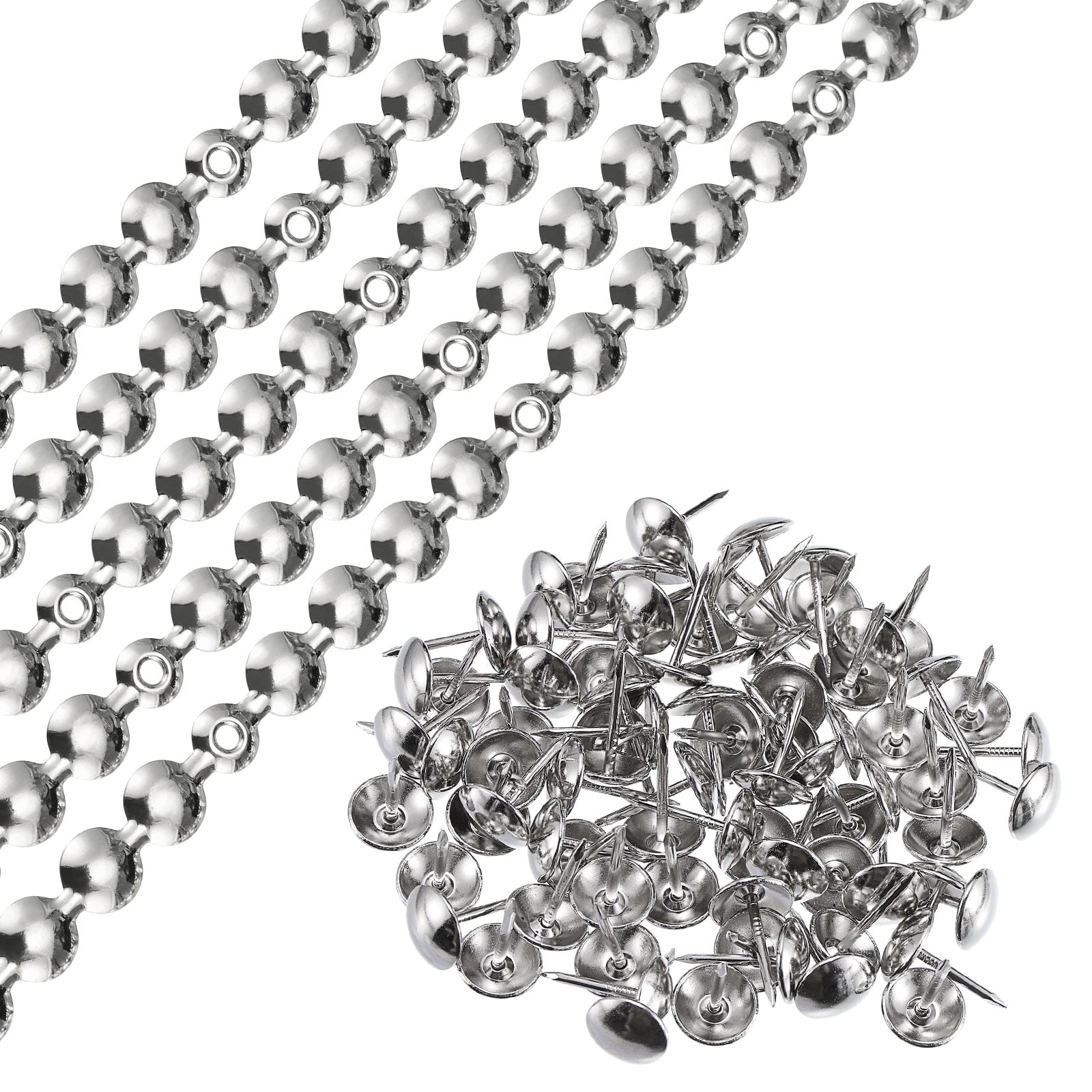 Uxcell 5Pack 1Meter Glossy Upholstery Tacks Strips Trim Sofa Decorative