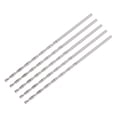 thumbnail image 1 of Uxcell 5Pack 2mm Mini Micro Twist Drill Bits, High-Speed Steel Extra Long Drill Bit 85mm, 1 of 6