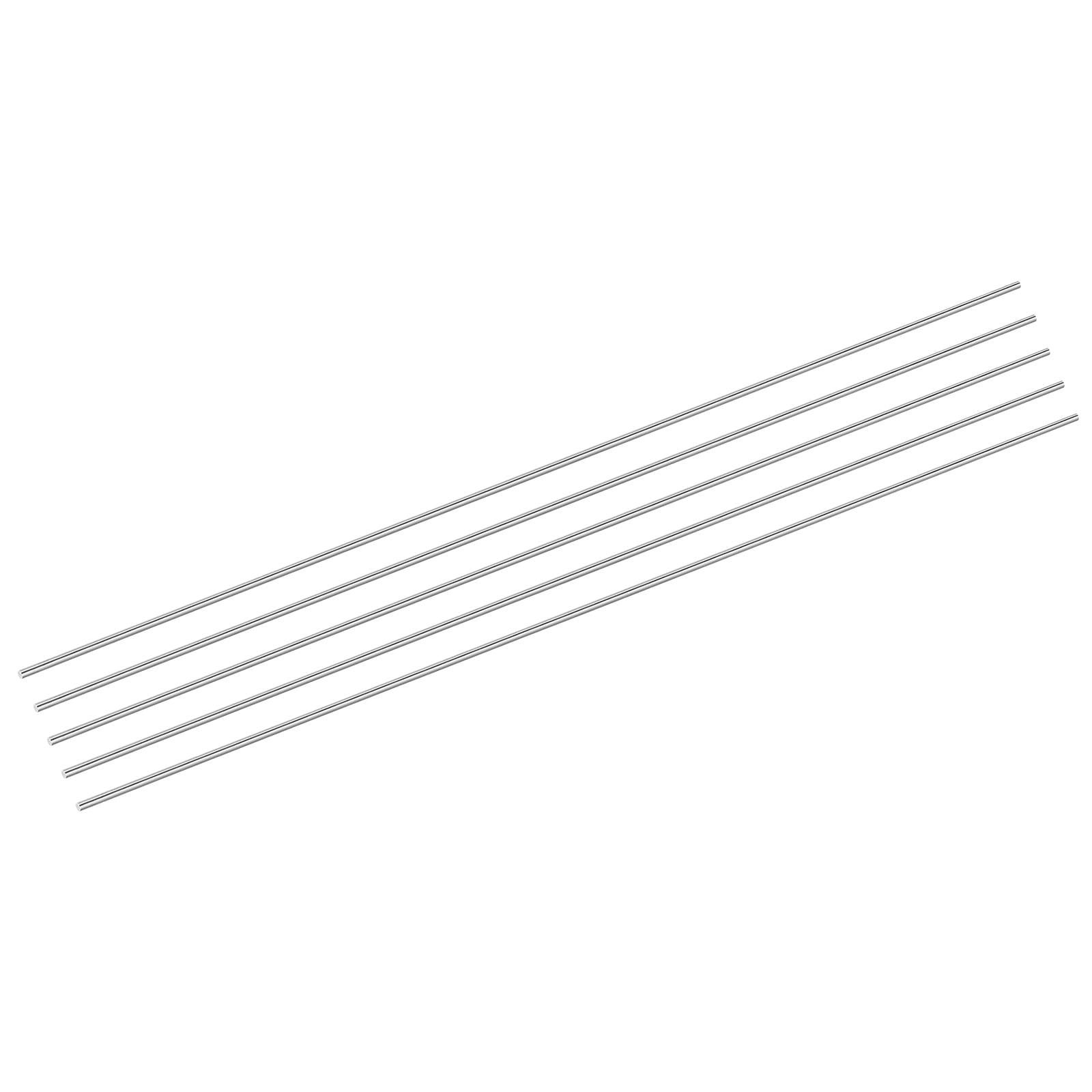 QUARKZMAN 5 Barre In Acciaio Inox 304 Tonda 4,5x407 Mm – Asta Piena Per Tornio, Modellismo, Auto, Navi, Lavorazione Metalli DIY