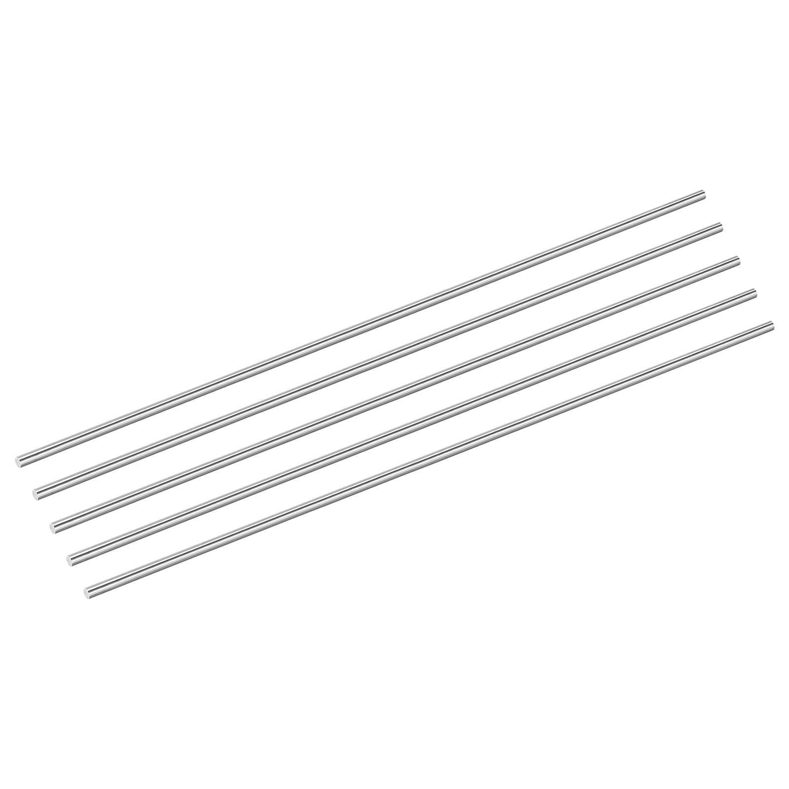 Model Plane Rods Uxcell 5Pack 304 Stainless Steel Rods, 5mm x 356mm Metal Solid Shaft ...