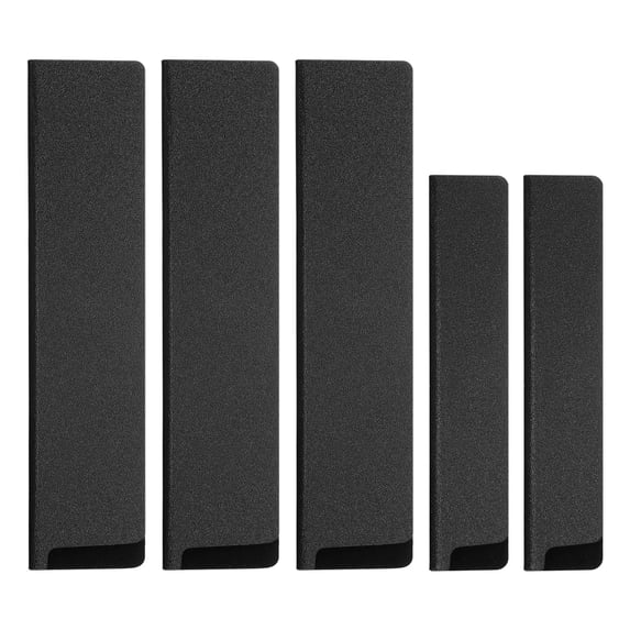 Uxcell 5Pack 8.6"x2"/6.3"x1.3" Knife Edge Guards ABS Knife Cover Sleeves Blade Protector