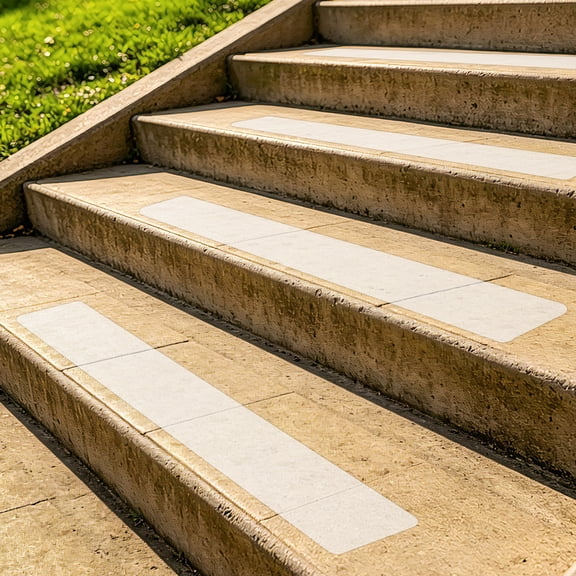 Uxcell 5Pack Clear Stair Treads for Wooden Steps Indoor 6" x 30" Non-Slip Step Strips Grip Tape Precut PEVA Traction Treads for Dogs Elderly