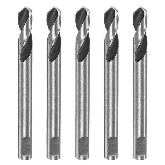 Uxcell 5Pack High-speed Steel Drill Bits, 6mmx65mm for Hole Saws Arbor Replacement