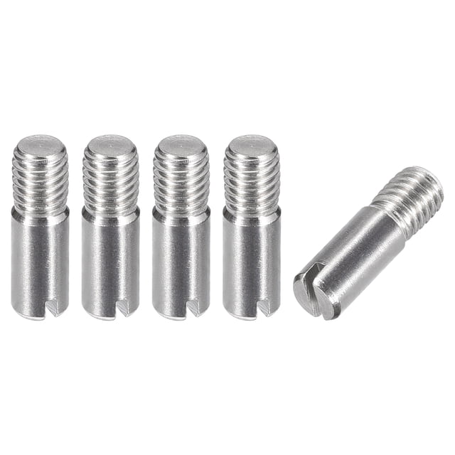 Slotted Guide Pin Uxcell 5Pack M5 x 16mm Slotted Cylindrical Pin 304 Stainless Steel ...