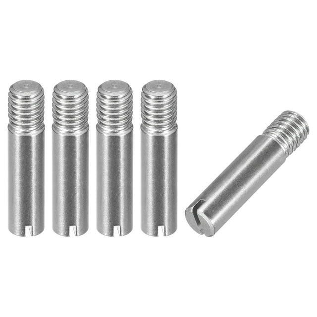 Uxcell 5Pack M8 x 35mm Slotted Cylindrical Pin 304 Stainless Steel ...