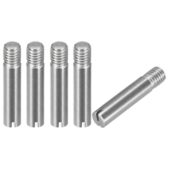 Uxcell 5 pack M8 x 40mm Slotted Cylindrical Pin 304 Stainless Steel Dowel Locating Pin
