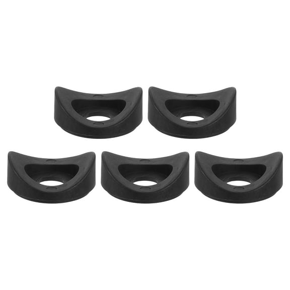 Uxcell 5Pack Plastic Round Washers, 14mm x 50mm x 8mm Black PE Concave Washer