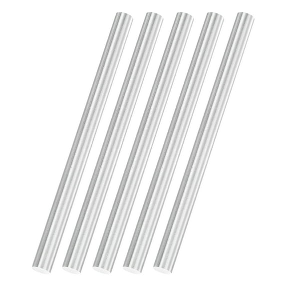 Uxcell 5Pack Round Steel Rods, 7mm x 100mm SKD11 Steel Solid Lathe Bar Stock Tool