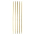 thumbnail image 1 of Uxcell 5Pcs Bamboo Knitting Needles Double Pointed US 6(4mm) 7.9 Inch(20cm) Straight for Handmade Creative DIY, 1 of 6