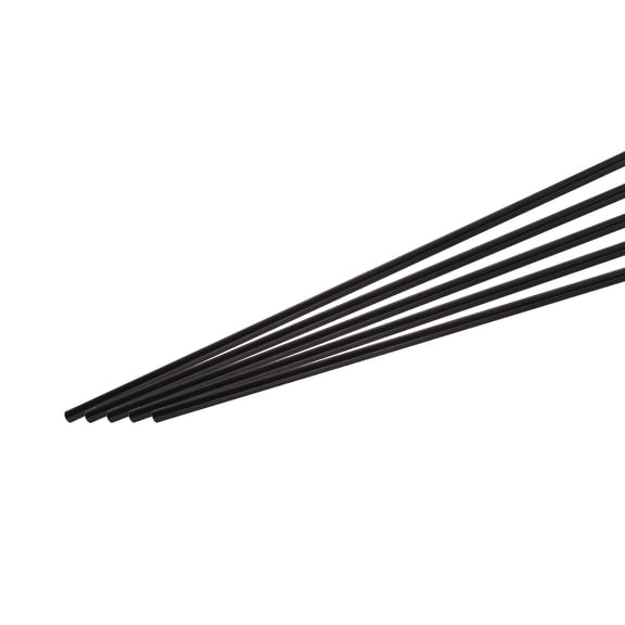 Uxcell 5Pcs Carbon Fiber Rod 4mm x 400mm for RC Plane Kite Wing Tube Quadcopter Arm