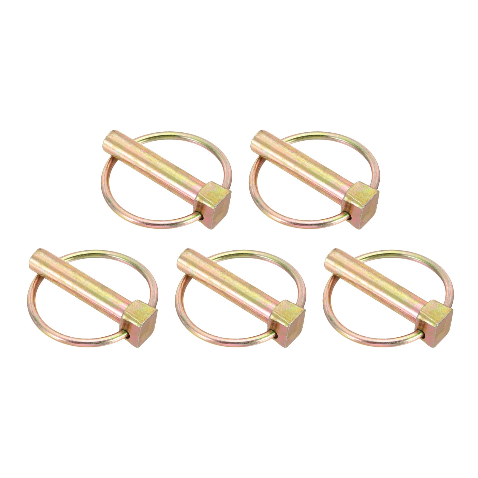 Lynch Pin Rigging Uxcell 5Pcs Lynch Pin with Ring (3/8