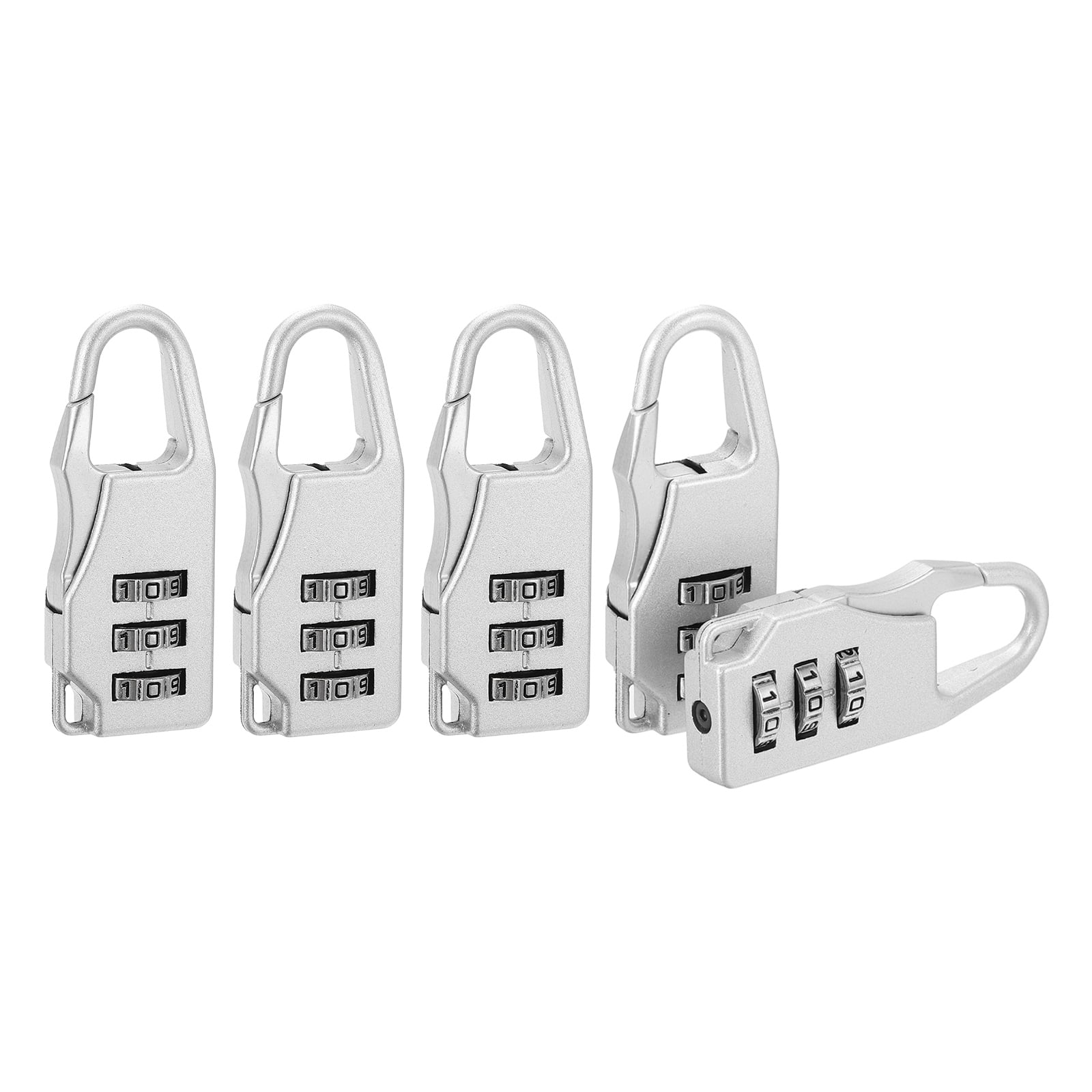 customizable combination lock in javascript - Images... Uxcell 5Pcs Resettable 3 Digit Combination Lock, (55 x 21mm, Silver ...