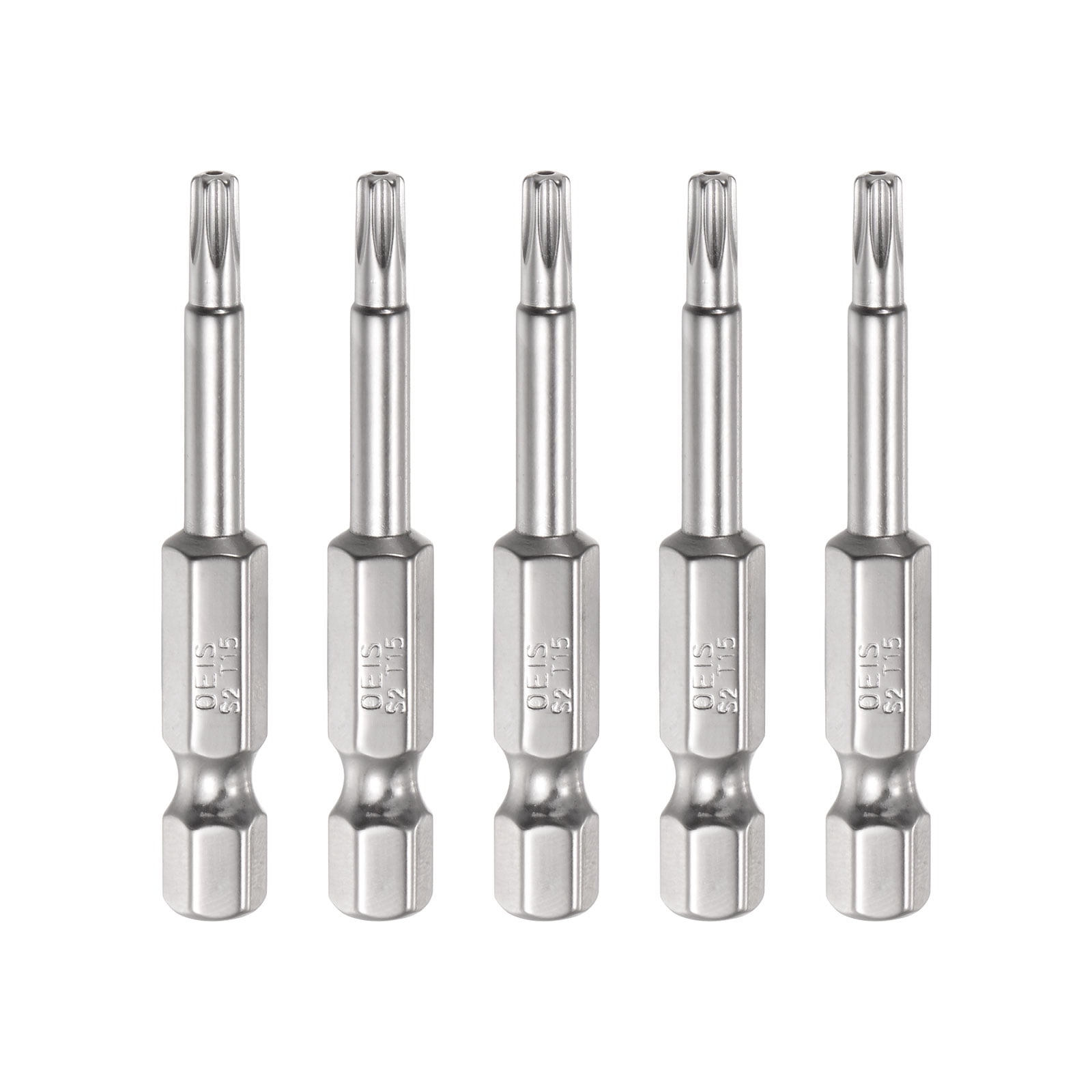 Uxcell 5Pcs Security Torx Bit 1/4