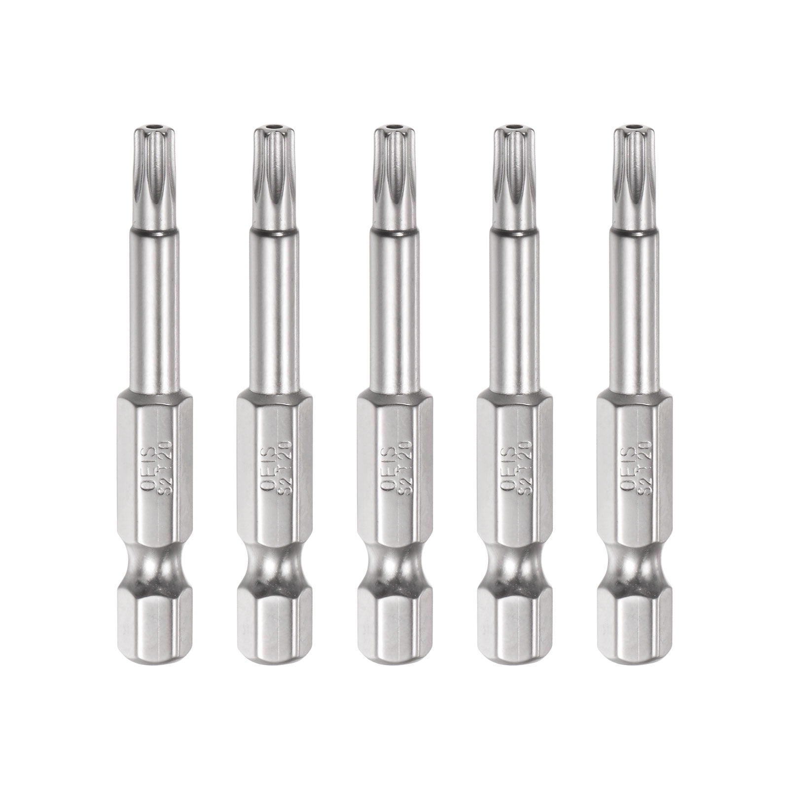 Uxcell 5Pcs Security Torx Bit 1/4