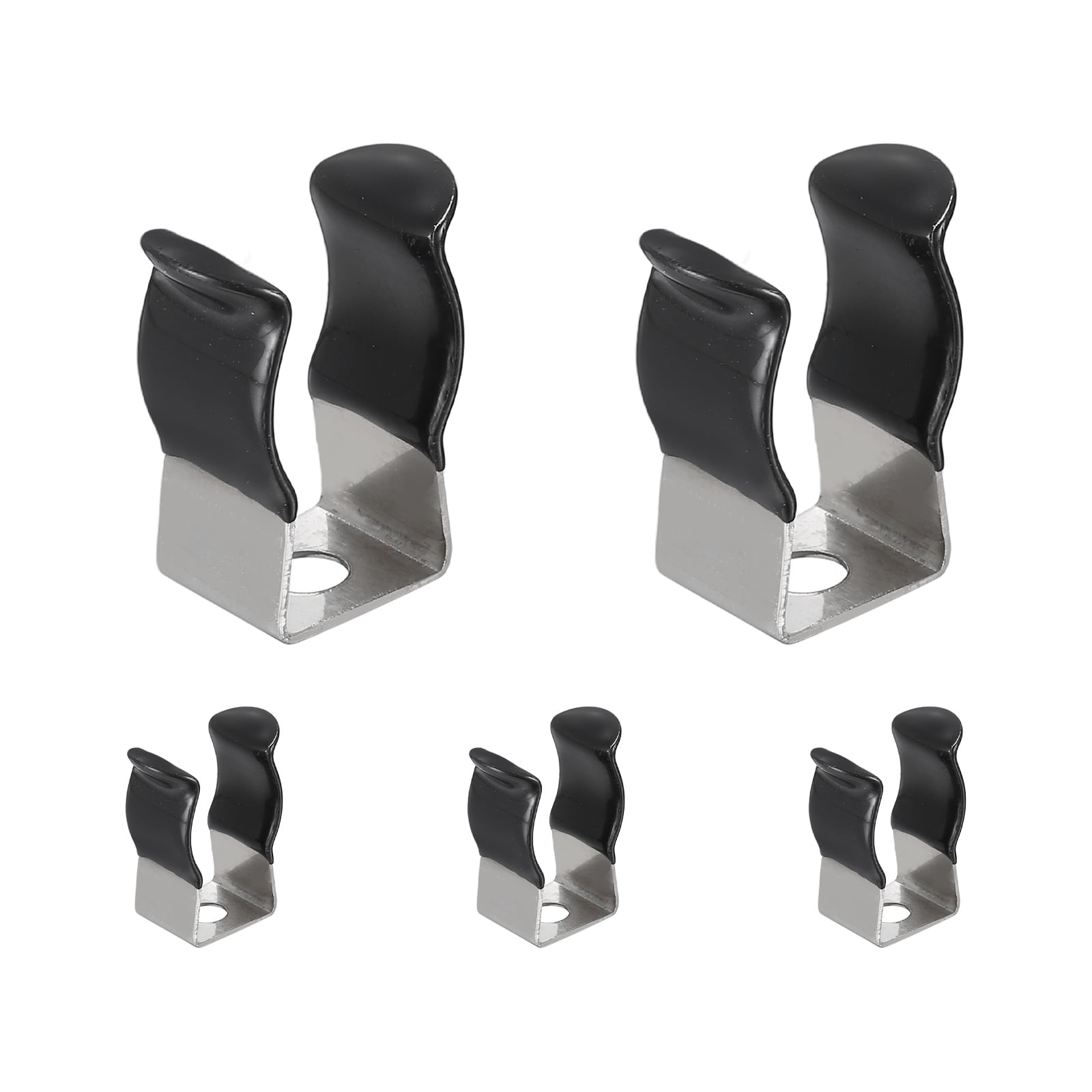 Uxcell 5Pcs T4 U Clips Holder Bracket, Stainless Steel LED Fluorescent ...