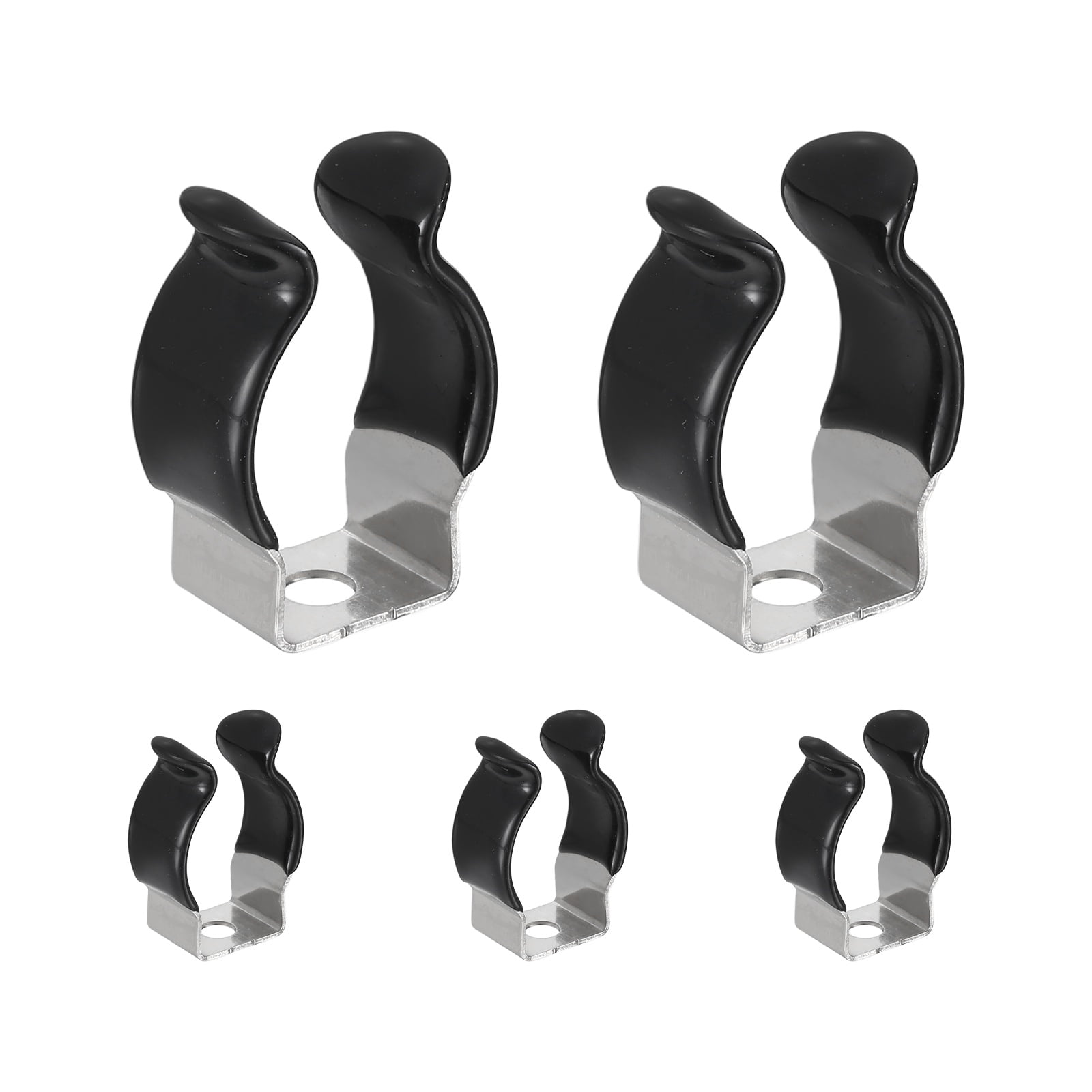 Uxcell 5Pcs T6 U Clips Holder Bracket, Stainless Steel LED Fluorescent ...