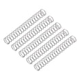 thumbnail image 1 of Uxcell 5Pcs Wire Diameter 0.02", OD 0.24", Free Length 1.77" 304 Stainless Steel Coil Mechanical Compressed Spring, 1 of 7