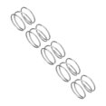 thumbnail image 1 of Uxcell 5Pcs Wire Diameter 0.031", OD 0.47", Free Length 0.39" 304 Stainless Steel Coil Mechanical Compressed Spring, 1 of 7