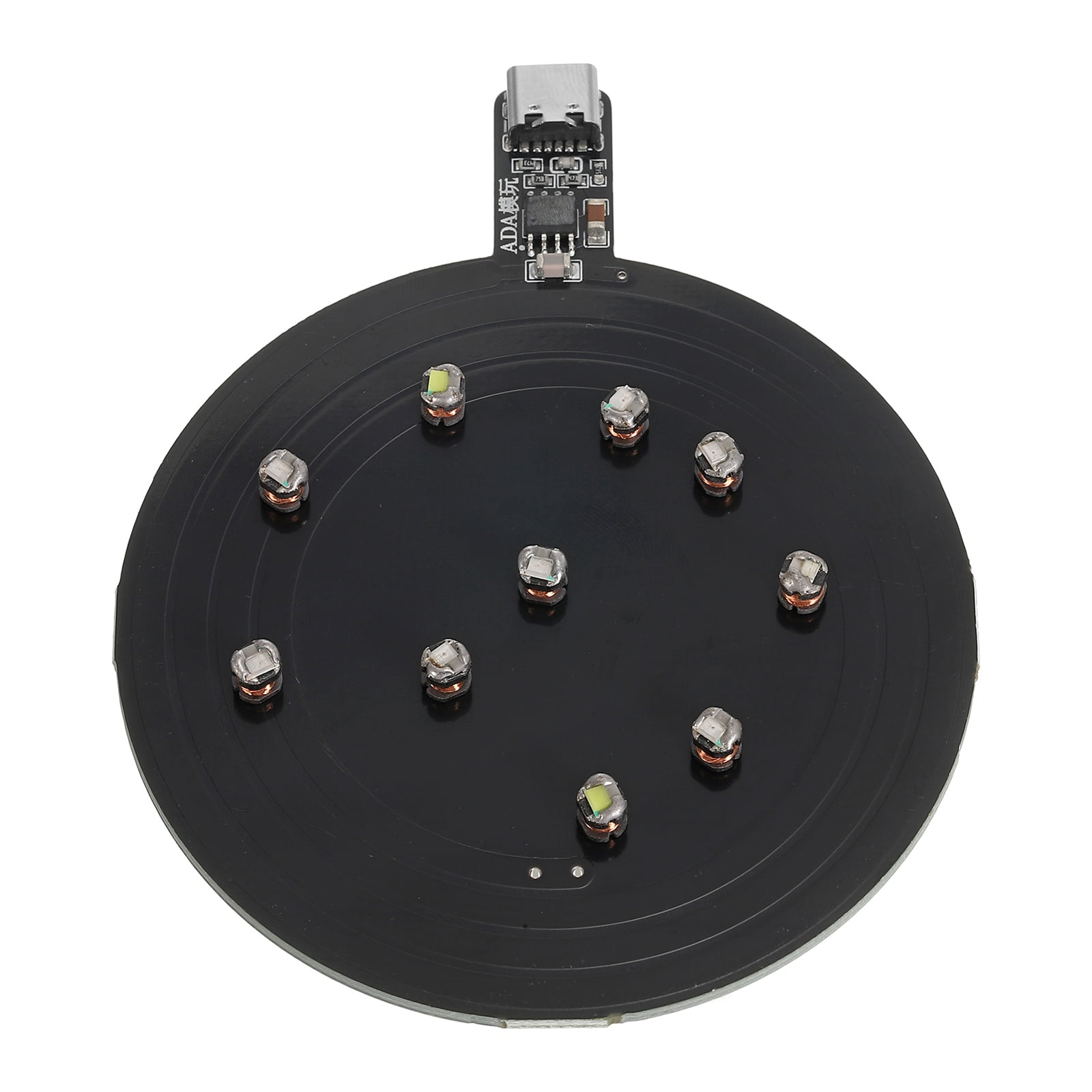 Uxcell 5V 70mm Long Distance Wireless LED Coil Inductive Induction ...