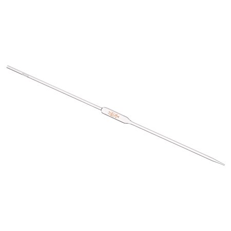 Uxcell 5mL High Dropper Pipettes Tolerance 0.02mL 3.3 Borosilicate Glass Pipettes, Clear 1 Pack