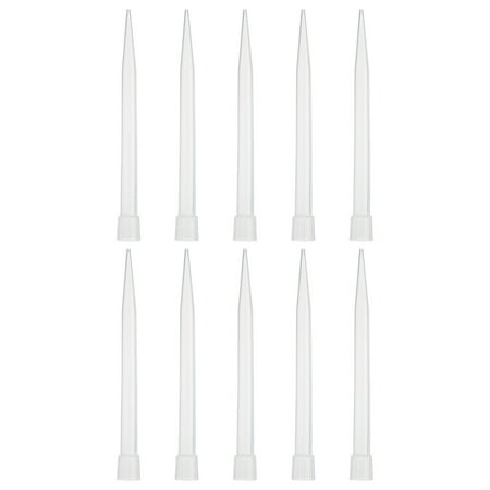 Uxcell 5ml Pipette Tips, 300 Pcs Plastic Autoclavable Universal Wide Mouth for Laboratory, White