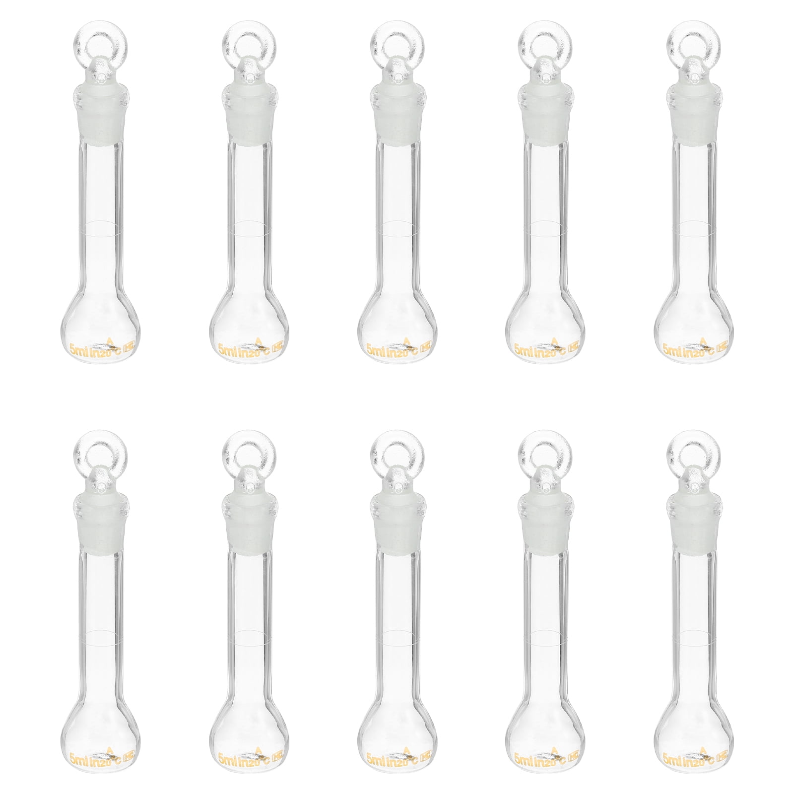 Uxcell 5ml Tolerance 0.02ml 3.3 Borosilicate Glass Volumetric Flask