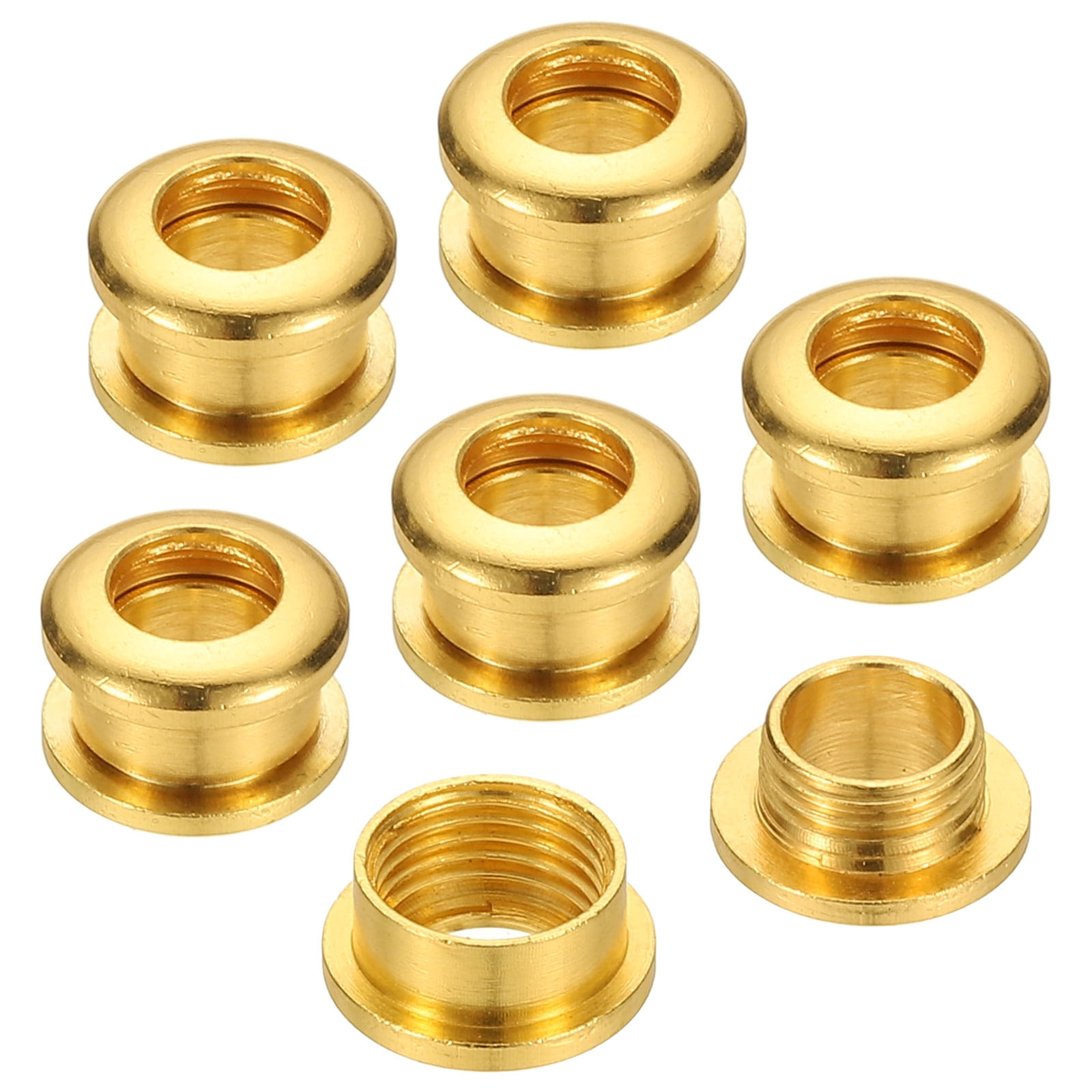 Surface Eyelets Uxcell 5mm(1/5 inch) Solid Brass Hole Eyelets, 6 Pcs Arc Surface Self ...