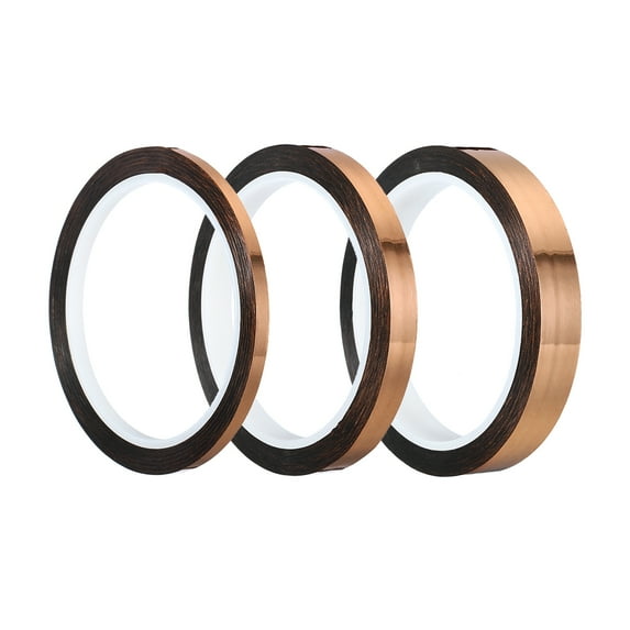 Uxcell 5mm 10mm 15mm Width 50m Prism Tape Holographic Reflective Adhesive for Crafting Wrapping Decoration Rose Gold