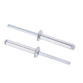 thumbnail image 1 of Uxcell 5mm Diameter 30mm Grip Length Silver Tone Aluminum Blind Rivets 120 Pack, 1 of 4
