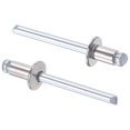 thumbnail image 1 of Uxcell 5mm Diameter 8mm  Length 304 Stainless Steel Blind Rivets 50 Pack, 1 of 4