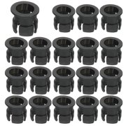 Uxcell 5mm Emitting Diode Holder, 20 Pcs Plastic Flat LED Holder Clip, Black