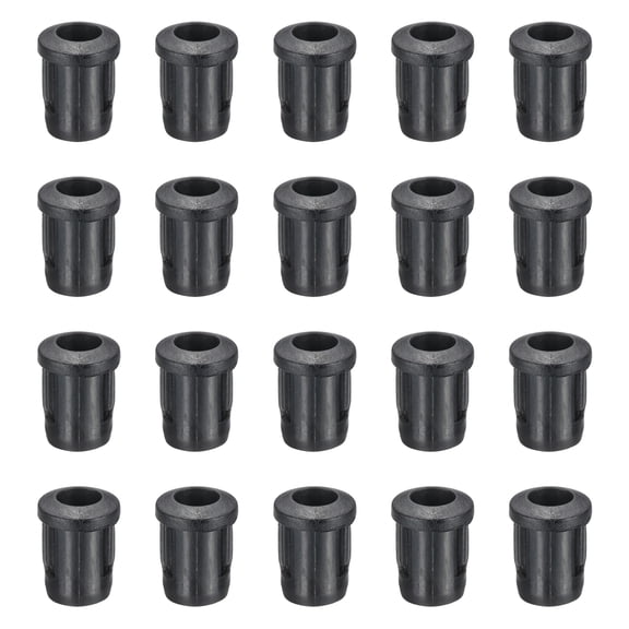Uxcell 5mm Emitting Diode Holder, 40 Pcs Plastic Long LED Holder Clip Mounting Bracket Socket Cap for Lamp Bulb Bezel Mount Panel LED Display, Black