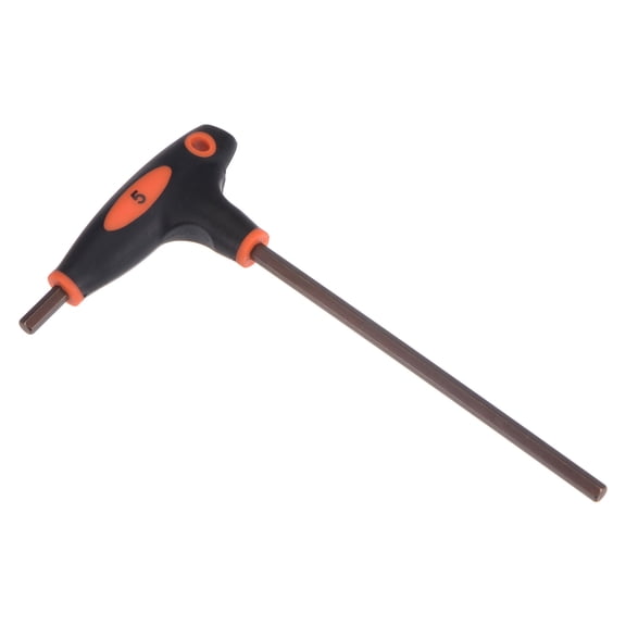 Uxcell 5mm Hex T-Handle Dual End Wrench Spanner, Metric S2 Steel