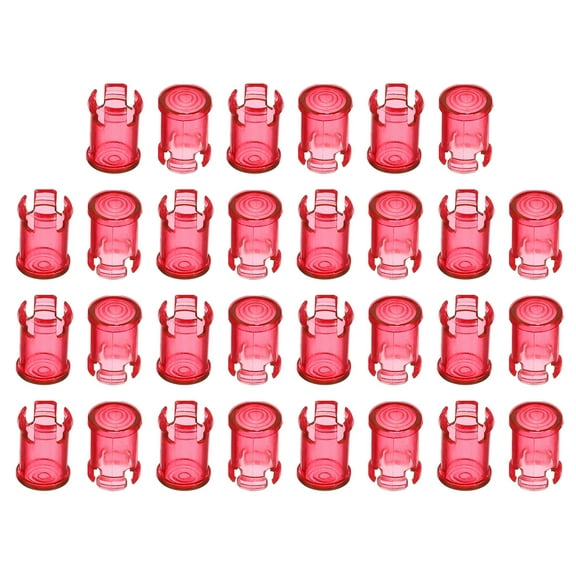 Uxcell 5mm LED Lamp Socket Light Emitting Diode Holder Cap, 30 Pack Red