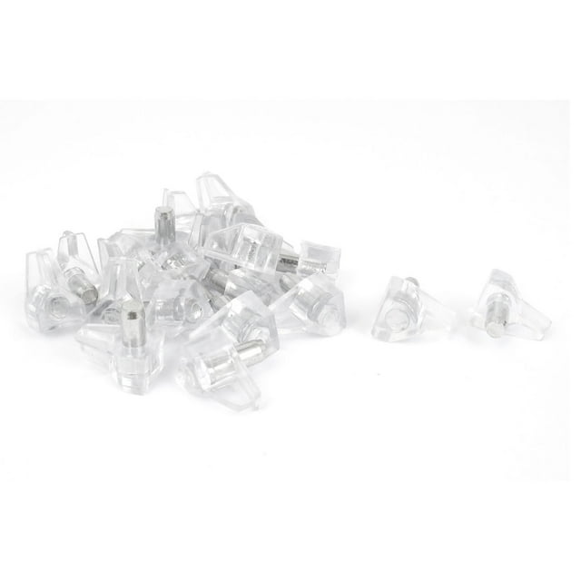 Uxcell 5mm Pin Plastic Shelf Support Pegs Studs Bookcase