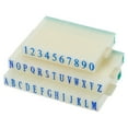 thumbnail image 1 of Uxcell 5mm Plastic Font Size 5 Numeral 0-9 Alphabet A-Z Detachable Number Letter Stamp Set, 1 of 5