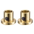 thumbnail image 1 of Uxcell 5mm x 7mm x 10mm Flanged Sleeve Bearings Wrapped Oilless Bushings Brass 2 Pack, 1 of 5