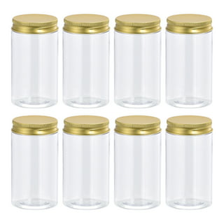 HomeyGear 12 Pack Small Twist Top Food Storage Containers Leak Proof,  Airtight Storage Canisters with Screw