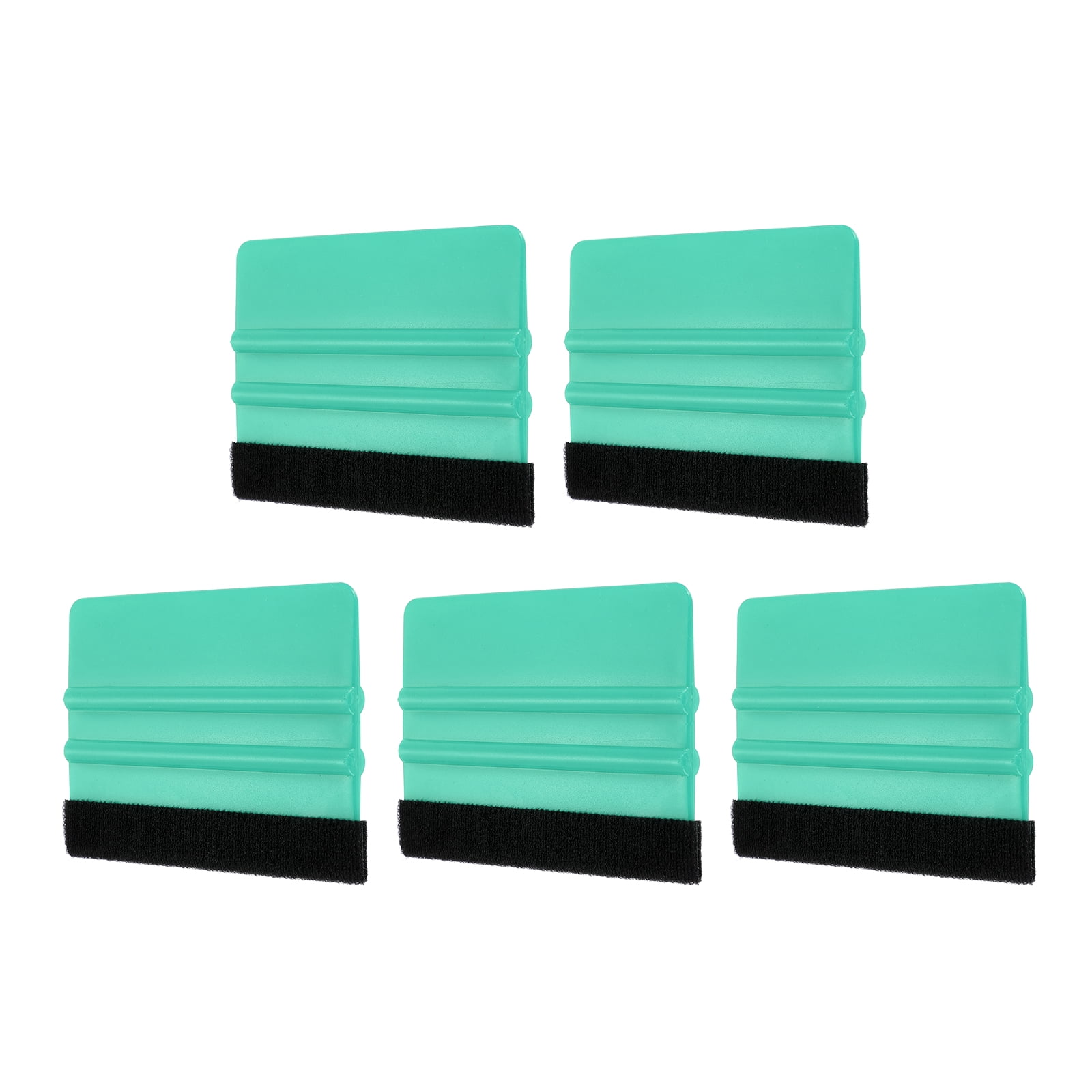Uxcell 5pack Vinyl Squeegee, Felt Edge Decal Tool, 4-Inch Scraper for ...
