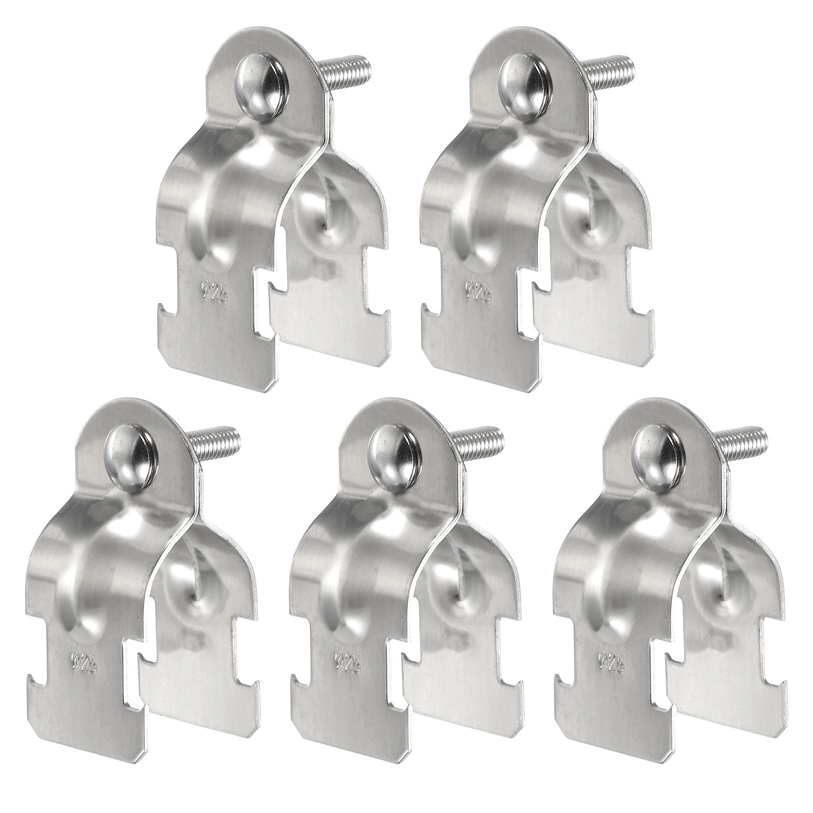 Uxcell 5pcs 1" EMT Strut Clamp 2.4" Length Universal 304 Stainless ...