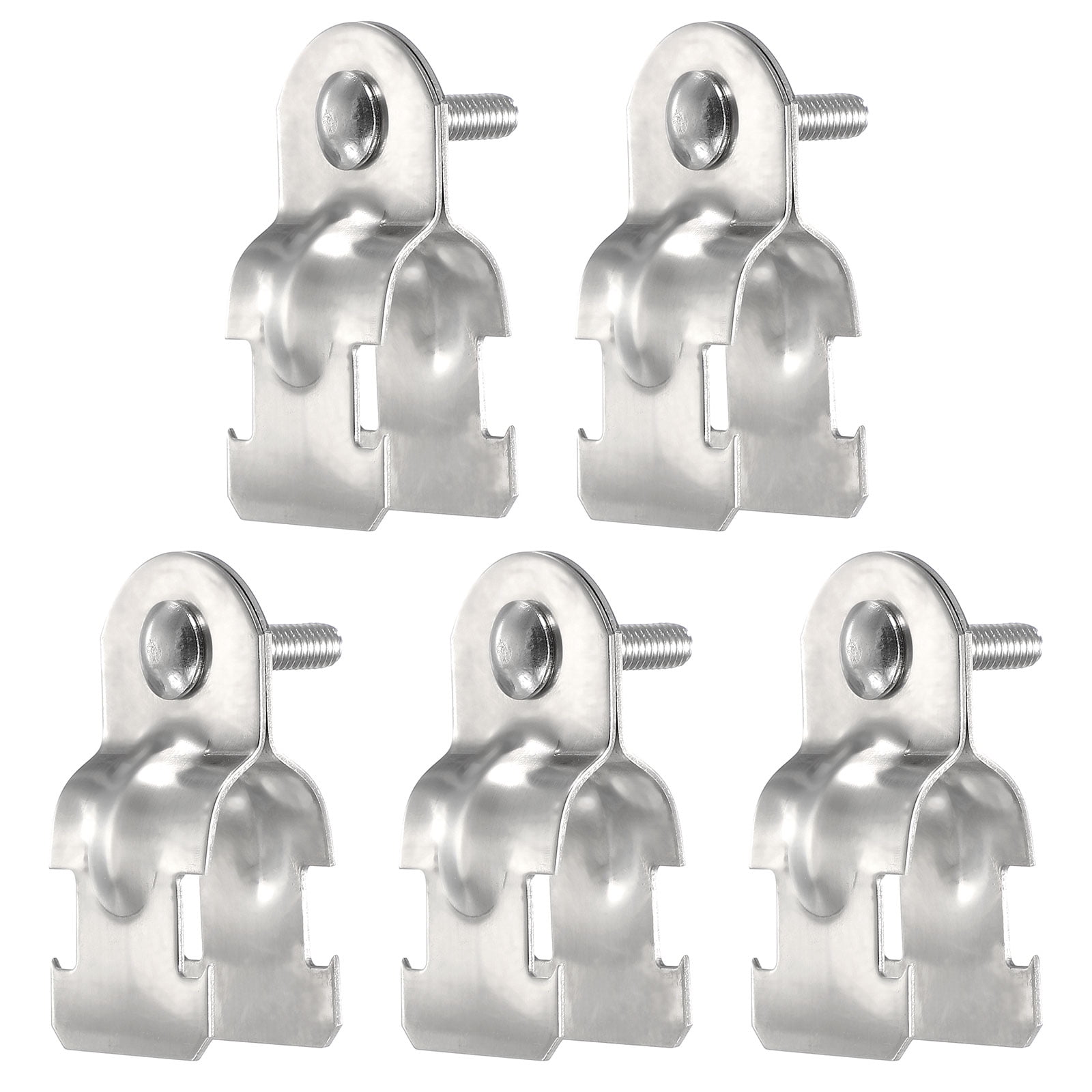 Uxcell 5pcs 2/3" EMT Strut Clamp 2.4" Length Universal 304 Stainless ...