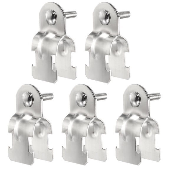Uxcell 5pcs 5/7" EMT Strut Clamp 2.36" Length Universal 304 Stainless ...