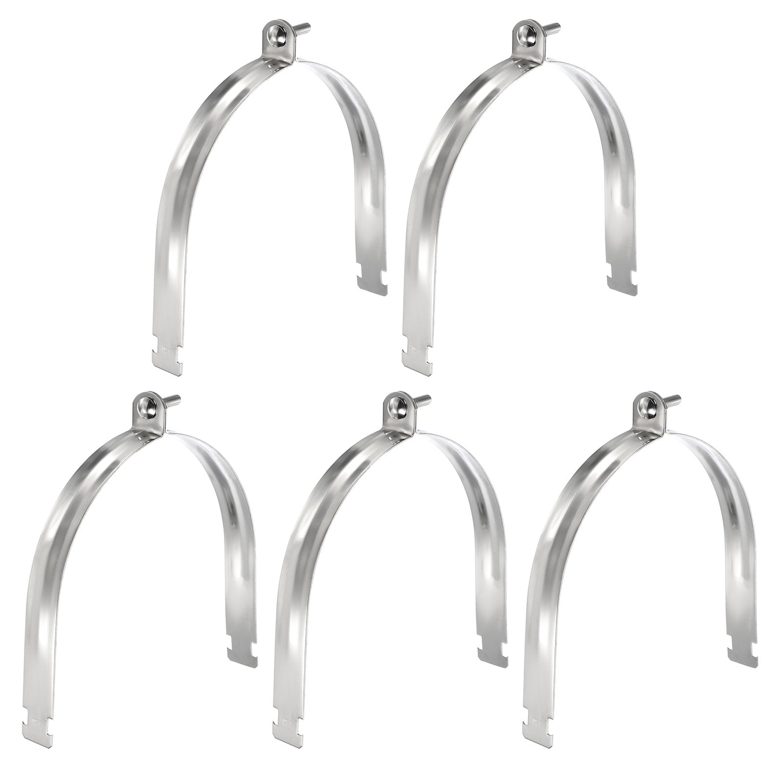 Uxcell 5pcs 7-7/8" EMT Strut Clamp 9.25" Length Universal 304 Stainless ...
