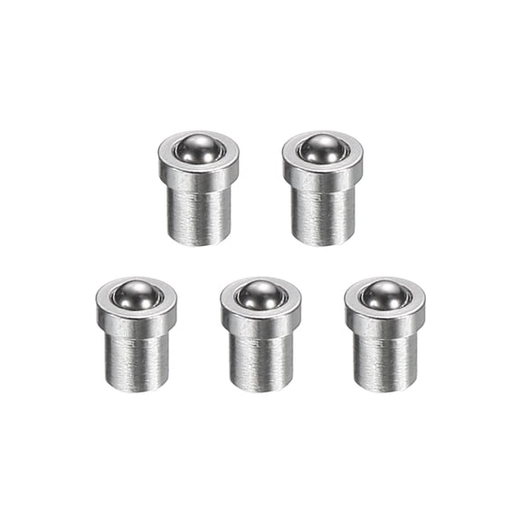 Uxcell 5pcs Ball Point Spring Plunger 2x3mm 8N Stainless Steel Small Ball Plunger