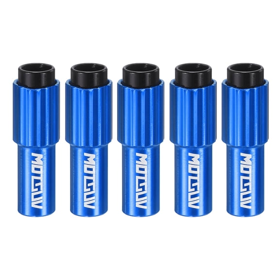 Uxcell 5pcs Bike Inline Cable Adjuster Brake Cable Gear Shift Connector, Blue
