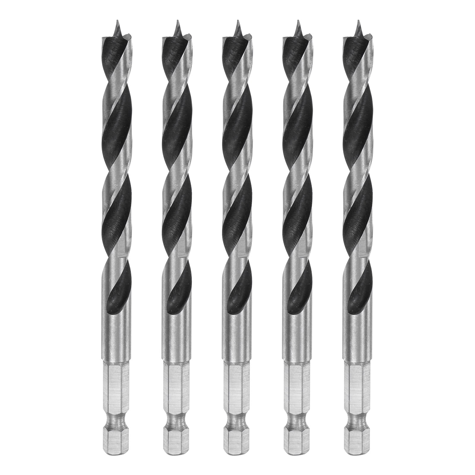 Uxcell 5pcs Brad Point Drill Bit 8mm (5/16