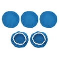 thumbnail image 1 of Uxcell 5pcs Car Polisher Bonnet Buffing Pad Micro-fiber for 5"-6" Car Buffer Bonnets Polisher, Dark Blue, 1 of 6